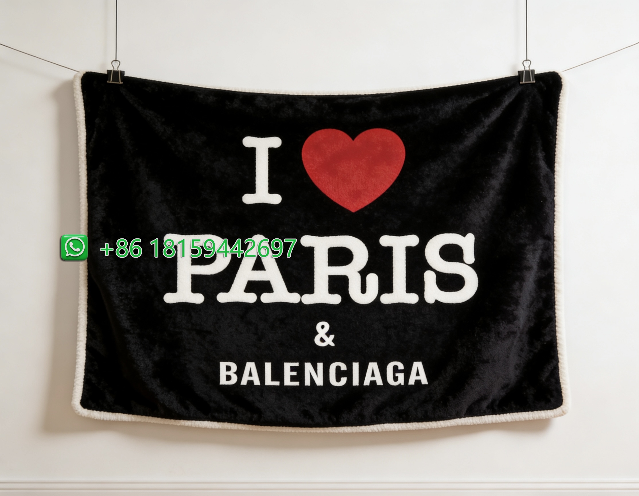 Balenciaga Throw Blankets